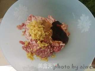 猪肉茴香包子的做法步骤:3
