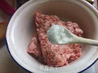 蛋皮三鲜锅贴的做法步骤:3