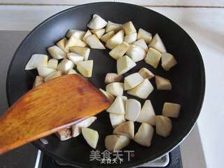 三杯杏鲍菇的做法步骤:3