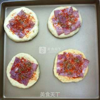 培根披萨的做法步骤:9
