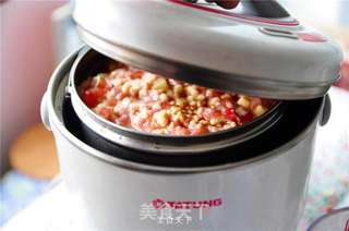 月见红茄豆腐炖肉的做法步骤:5