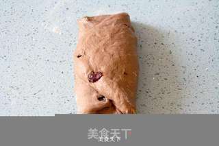 蔓越莓巧克力软欧包的做法步骤:9