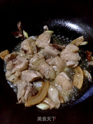 鸡腿炖豆角的做法步骤:6