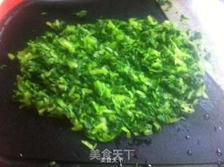 温拌菜肉大馄饨的做法步骤:3
