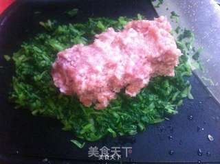 温拌菜肉大馄饨的做法步骤:4