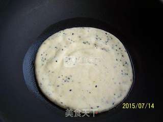 黑芝麻盐玉米发面饼的做法步骤:10