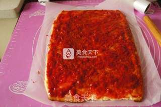 樱桃蛋糕卷的做法步骤:11