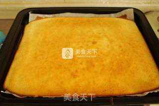 樱桃蛋糕卷的做法步骤:9