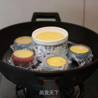 炎夏中的至鲜美味-----双蛋蒸豆腐的做法步骤：9