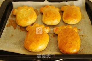 芸豆馅大脚丫面包的做法步骤:11