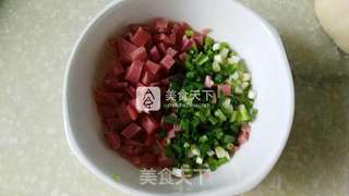 香肠肉松面包卷的做法步骤:8
