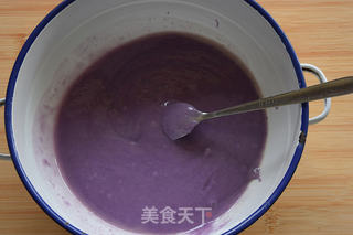 紫薯发糕——淡淡的美的做法步骤:2