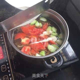 麦虾汤的做法步骤:7