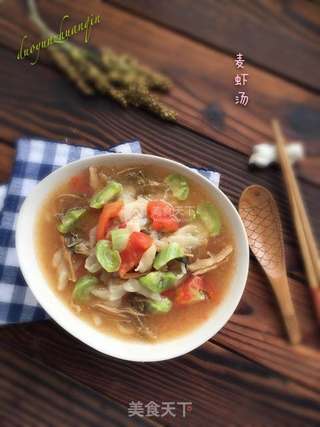 麦虾汤的做法步骤:11