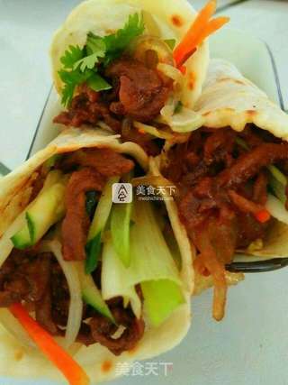 “咬”春饼的做法步骤:15