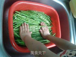 酸豆角的做法步骤:4