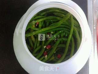 酸豆角的做法步骤:7
