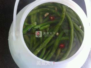 酸豆角的做法步骤:9