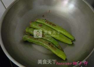 尖椒酿肉的做法步骤:4