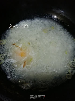菠菜烫稀饭的做法步骤:4