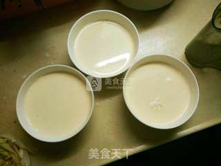 超简易自制姜撞奶(菜谱为3人分量)的做法步骤:6