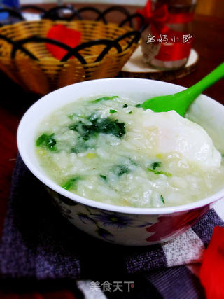 菠菜烫稀饭的做法步骤:6