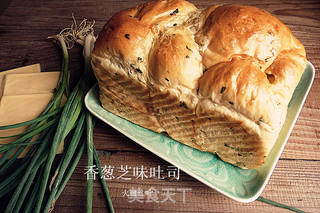 香葱芝味吐司的做法步骤:18