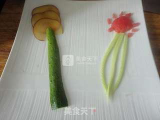 三色蒸蛋的做法步骤:10