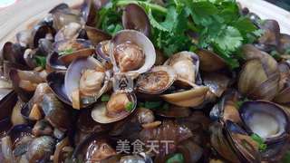柱候酱爆炒黄蚬的做法步骤:4