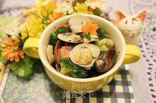 蛤蜊西兰花(鲜蔬蛤蜊)的做法步骤:9