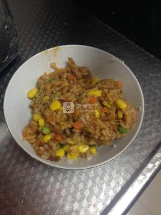 剩饭大作战!简易版【蛋包饭】的做法步骤:5
