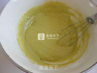 油麦菜戚风蛋糕的做法步骤:7