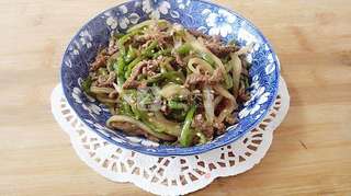 青椒牛肉丝的做法步骤:15