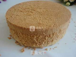 油麦菜戚风蛋糕的做法步骤:16
