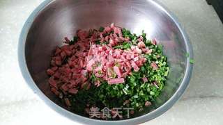 韭菜鸡蛋烫面饺的做法步骤:6