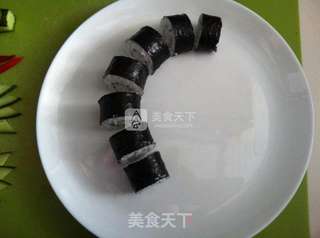 龙形寿司的做法步骤:16