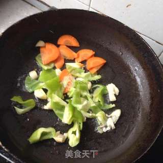 西兰花小炒的做法步骤:4