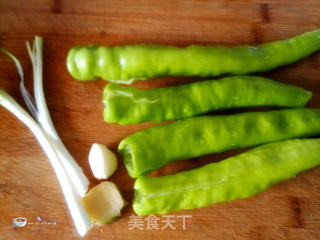 【绿谷源】非油炸版虎皮尖椒的做法步骤:3