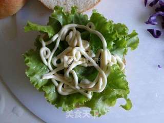 香辣鸡肉汉堡的做法步骤:9