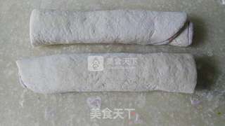 奶香紫薯双色卷的做法步骤:8