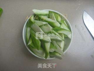 果仁丝瓜的做法步骤:4