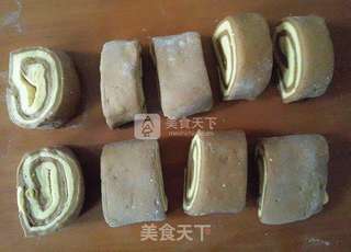 南瓜红糖双色馒头!的做法步骤:11