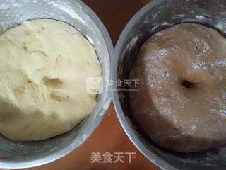南瓜红糖双色馒头!的做法步骤:9