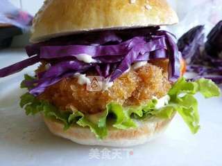 香辣鸡肉汉堡的做法步骤:10