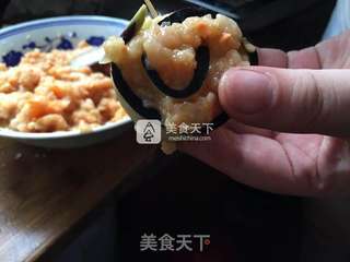 鸡肉茄卷的做法步骤:3