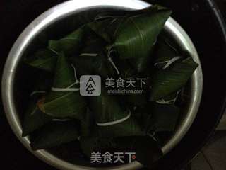 儿时的最爱--花生红豆粽子的做法步骤:9