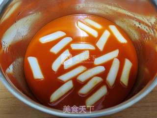 韩式辣味年糕的做法步骤:2