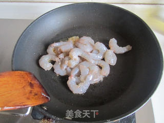 五彩虾仁粉丝煲的做法步骤:6