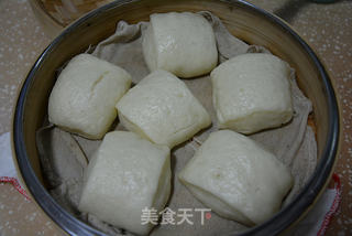 牛奶刀切馒头的做法步骤:6