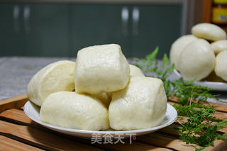 牛奶刀切馒头的做法步骤:7